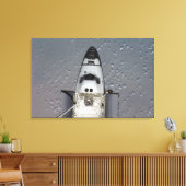 Space Shuttle Endeavor 14 Canvas Afdruk (Insitu (Woonkamer))