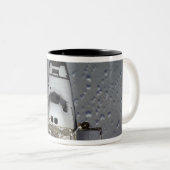 Space Shuttle Endeavor 14 Tweekleurige Koffiemok (Voorkant rechts)