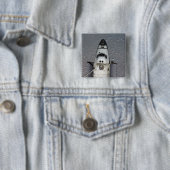 Space Shuttle Endeavor 14 Vierkante Button 5,1 Cm (In situ)