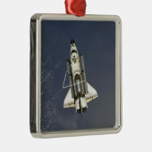 Space Shuttle Endeavor 15 Metalen Ornament (Rechts)