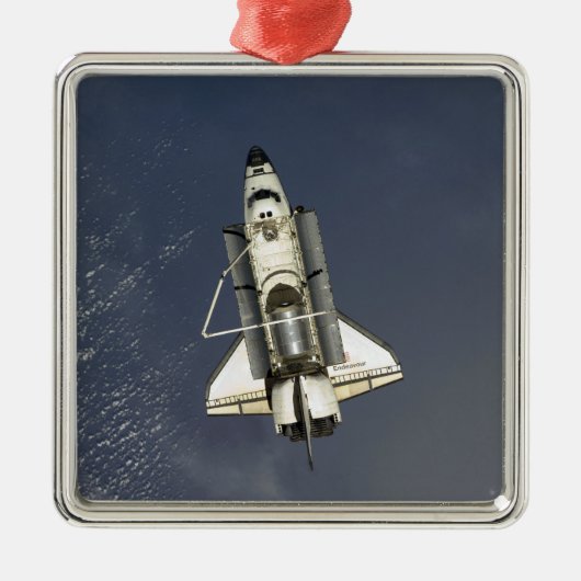 Space Shuttle Endeavor 15 Metalen Ornament (Voorkant)