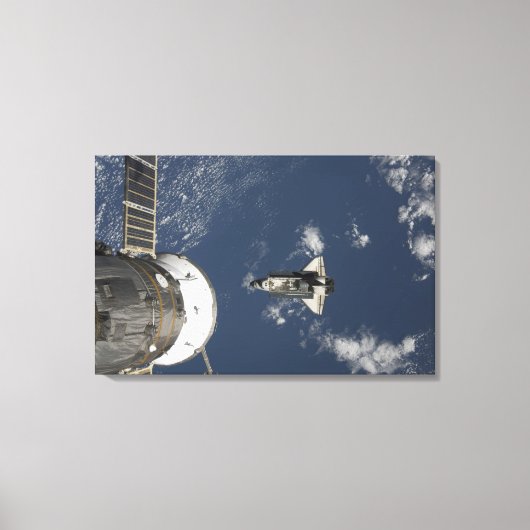 Space Shuttle Endeavor 17 Canvas Afdruk (Voorkant)