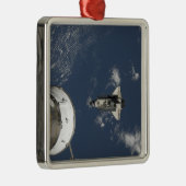 Space Shuttle Endeavor 17 Metalen Ornament (Rechts)