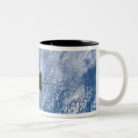 Space Shuttle Endeavor 18 Tweekleurige Koffiemok (Rechts)