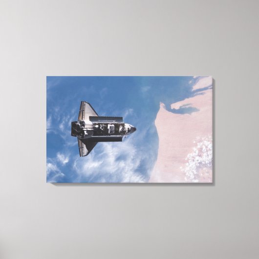 Space Shuttle Endeavor 19 Canvas Afdruk (Voorkant)