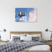 Space Shuttle Endeavor 19 Canvas Afdruk (Insitu (Slaapkamer))