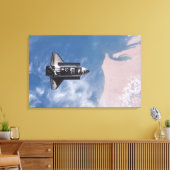 Space Shuttle Endeavor 19 Canvas Afdruk (Insitu (Woonkamer))