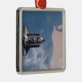 Space Shuttle Endeavor 19 Metalen Ornament (Rechts)