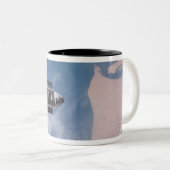 Space Shuttle Endeavor 19 Tweekleurige Koffiemok (Voorkant rechts)