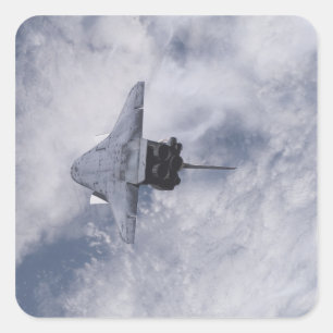 Space Shuttle Endeavor 21 Vierkante Sticker