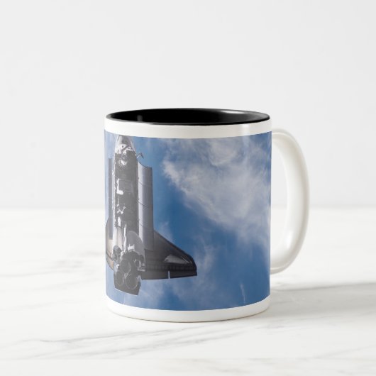 Space Shuttle Endeavor 22 Tweekleurige Koffiemok (Voorkant rechts)