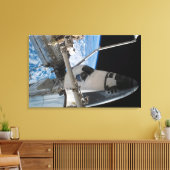 Space Shuttle Endeavor 23 Canvas Afdruk (Insitu (Woonkamer))