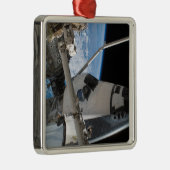 Space Shuttle Endeavor 23 Metalen Ornament (Rechts)
