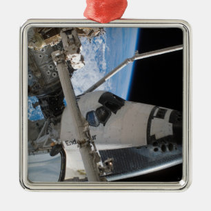 Space Shuttle Endeavor 23 Metalen Ornament