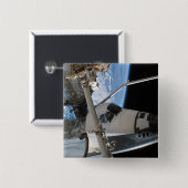 Space Shuttle Endeavor 23 Vierkante Button 5,1 Cm (Voorkant /achterkant)