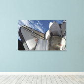 Space Shuttle Endeavor 25 Canvas Afdruk (Insitu (Houten vloer))