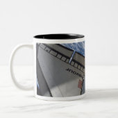 Space Shuttle Endeavor 25 Tweekleurige Koffiemok (Links)