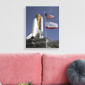 Space Shuttle Endeavor 2 Canvas Afdruk (Insitu (Woonkamer))