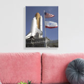 Space Shuttle Endeavor 2 Canvas Afdruk (Insitu (Woonkamer))