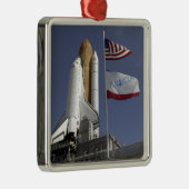 Space Shuttle Endeavor 2 Metalen Ornament (Rechts)