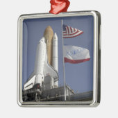 Space Shuttle Endeavor 2 Metalen Ornament (Links)