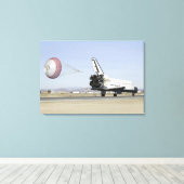 Space Shuttle Endeavor 4 Canvas Afdruk (Insitu (Houten vloer))