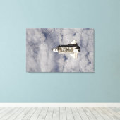 Space Shuttle Endeavor 6 Canvas Afdruk (Insitu (Houten vloer))