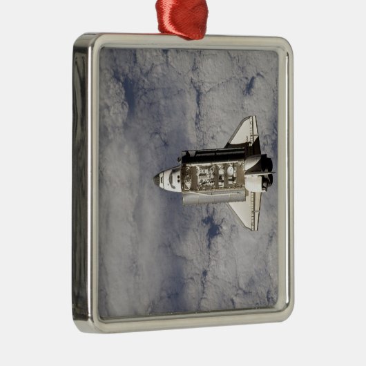 Space Shuttle Endeavor 6 Metalen Ornament (Rechts)