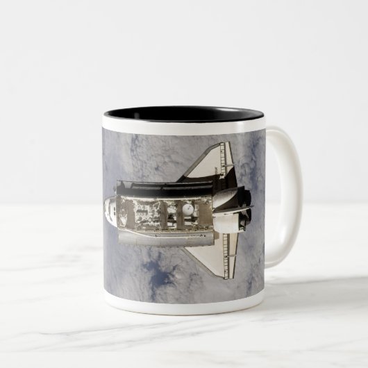 Space Shuttle Endeavor 6 Tweekleurige Koffiemok (Voorkant rechts)