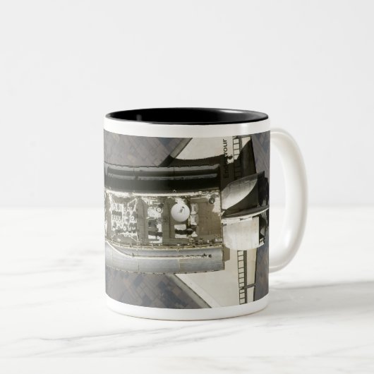 Space Shuttle Endeavor 7 Tweekleurige Koffiemok (Voorkant rechts)