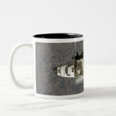 Space Shuttle Endeavor 7 Tweekleurige Koffiemok (Links)