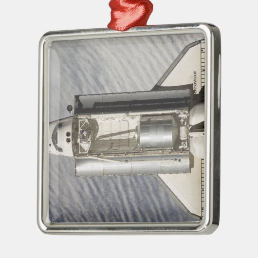 Space Shuttle Endeavor 9 Metalen Ornament (Links)
