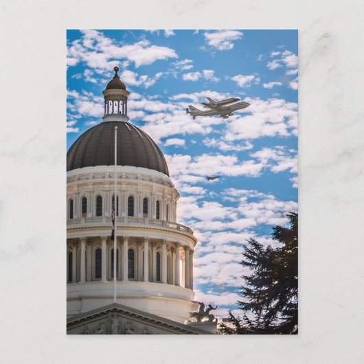 Space Shuttle Endeavor Briefkaart (Voorkant)