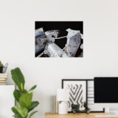 Space Shuttle Endeavor die is gekoppeld aan de ISS Poster (Thuiskantoor)