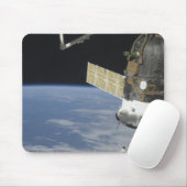 Space shuttle Endeavor, een Soyuz ruimtevaartuig Muismat (Met muis)