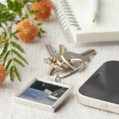 Space shuttle Endeavor, een Soyuz ruimtevaartuig Sleutelhanger (Zijkant)