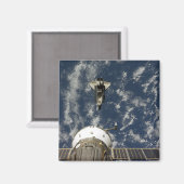 Space Shuttle Endeavor en een Soyuz ruimtevaartuig Magneet (Voorkant / Achterkant)