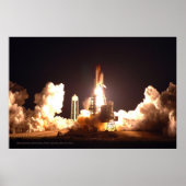 Space Shuttle Endeavor Final Launch Poster Print (Voorkant)