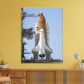 Space Shuttle Endeavor is klaar Canvas Afdruk (Insitu (Woonkamer))