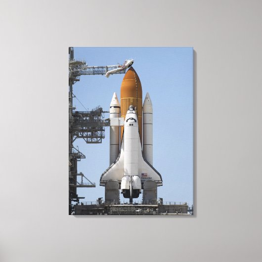 Space Shuttle Endeavor is klaar Canvas Afdruk (Voorkant)