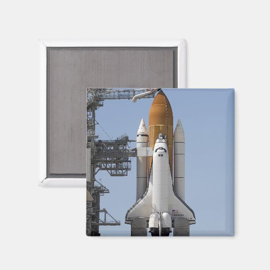 Space Shuttle Endeavor is klaar Magneet (Voorkant / Achterkant)