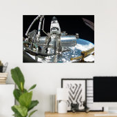 Space Shuttle Endeavor & ISS Poster (Thuiskantoor)