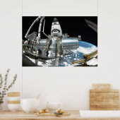 Space Shuttle Endeavor & ISS Poster (Keuken)