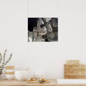 Space Shuttle Endeavor & ISS Poster (Keuken)