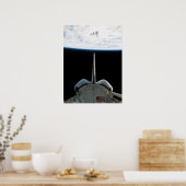 Space Shuttle Endeavor & ISS Poster (Keuken)
