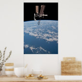 Space Shuttle Endeavor & ISS Poster (Keuken)