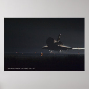 Space Shuttle Endeavor, laatste landing Poster