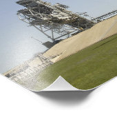 Space Shuttle Endeavor nadert de lancering p Foto Afdruk (Hoek)