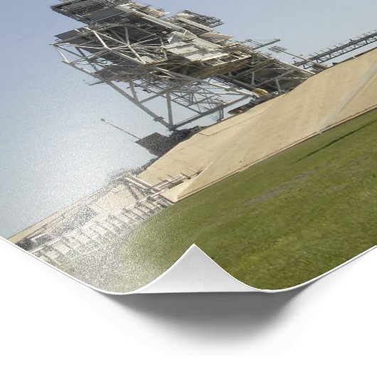 Space Shuttle Endeavor nadert de lancering p Foto Afdruk (Hoek)