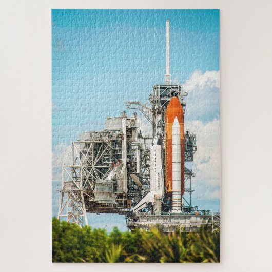 Space Shuttle Endeavor On Launch Pad Photo Legpuzzel (Verticaal)